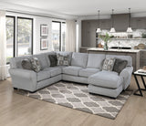 9679GY*SC (2)2-Piece Reversible Sectional from Homelegance - Luna Furniture