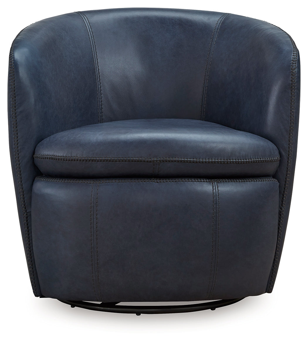 Kierreys Ocean Swivel Chair from Ashley Furniture - Luna Furniture