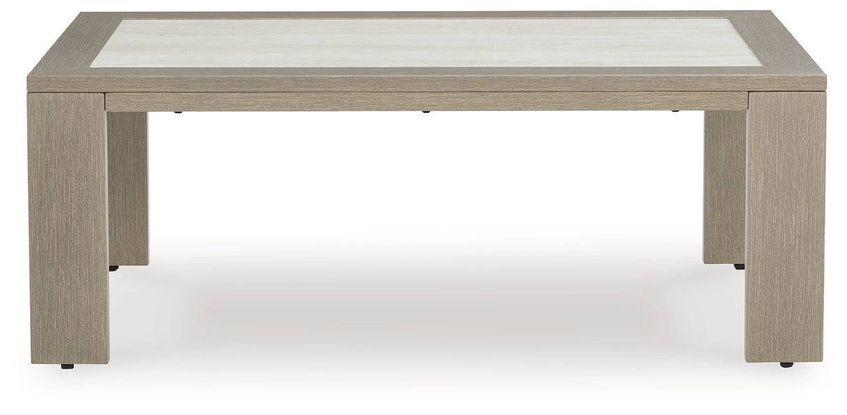 Kimpton Isle Brown Outdoor Coffee Table from Ashley - Luna Furniture