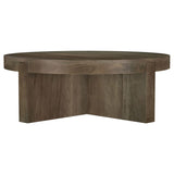 Kinkaid Brown 3-Piece Solid Wood Coffee and End Table Set from Coaster - Luna Furniture