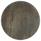 Kinkaid Brown Round Solid Mango Wood End Table from Coaster - Luna Furniture