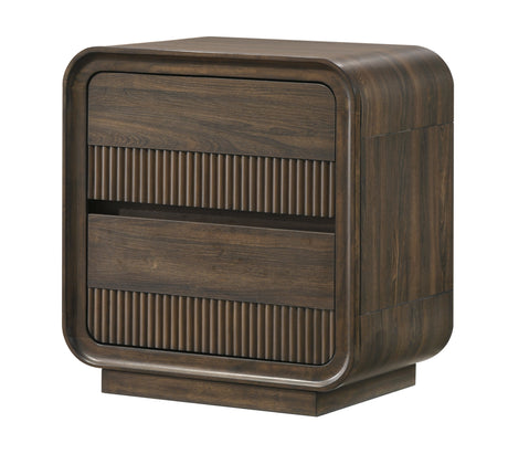 Kinkaid Warm Wood Nightstand from Crown Mark - Luna Furniture