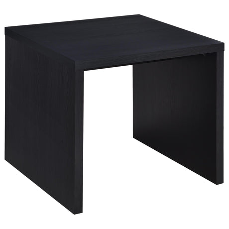 Knapp Black Square Side End Table from Coaster - Luna Furniture