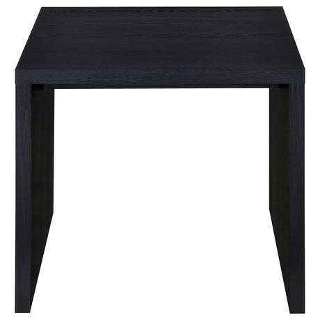 Knapp Black Square Side End Table from Coaster - Luna Furniture