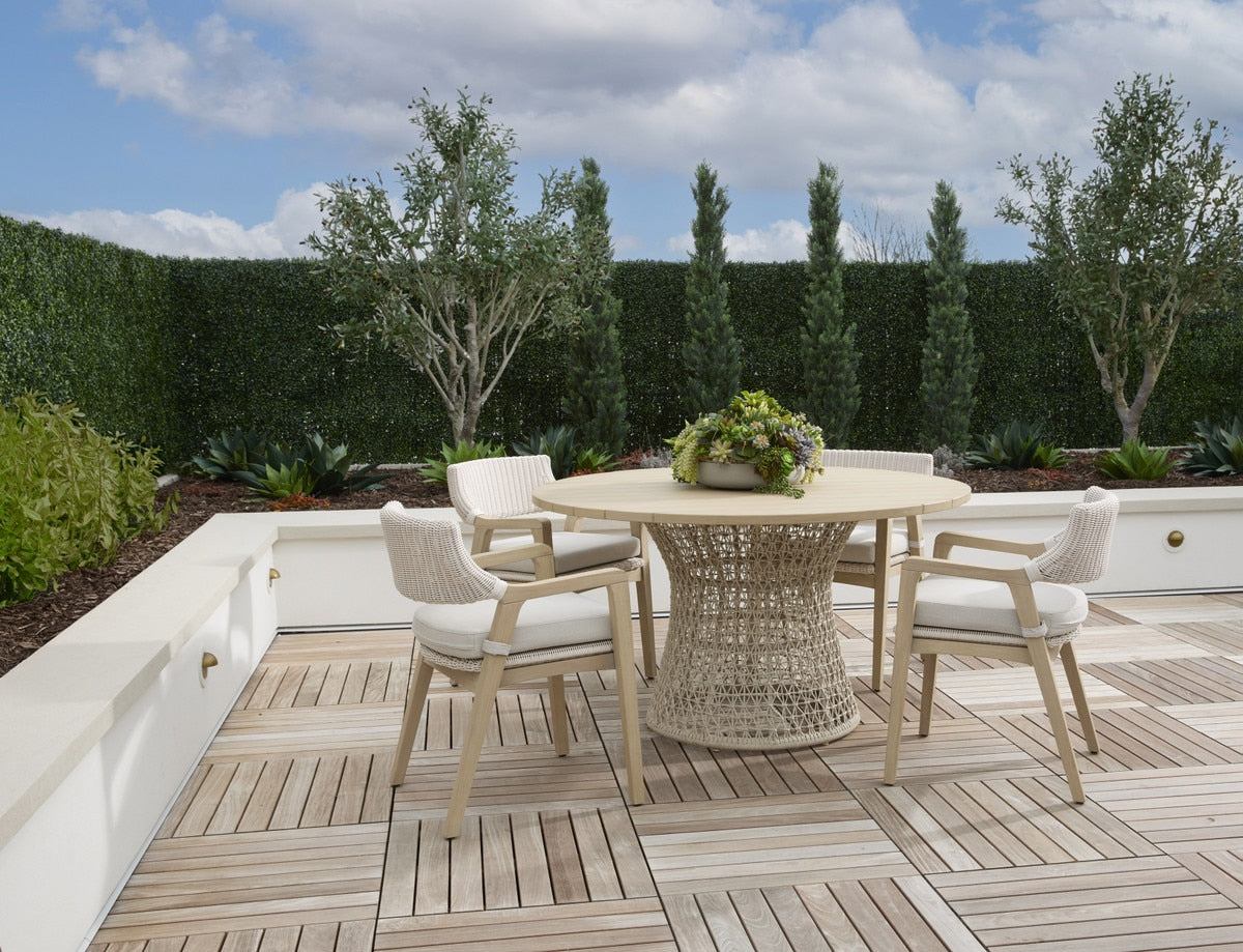 Knit Outdoor 54" Round Dining Table from Essentials For Living - Luna Furniture