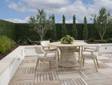Knit Outdoor 54" Round Dining Table from Essentials For Living - Luna Furniture