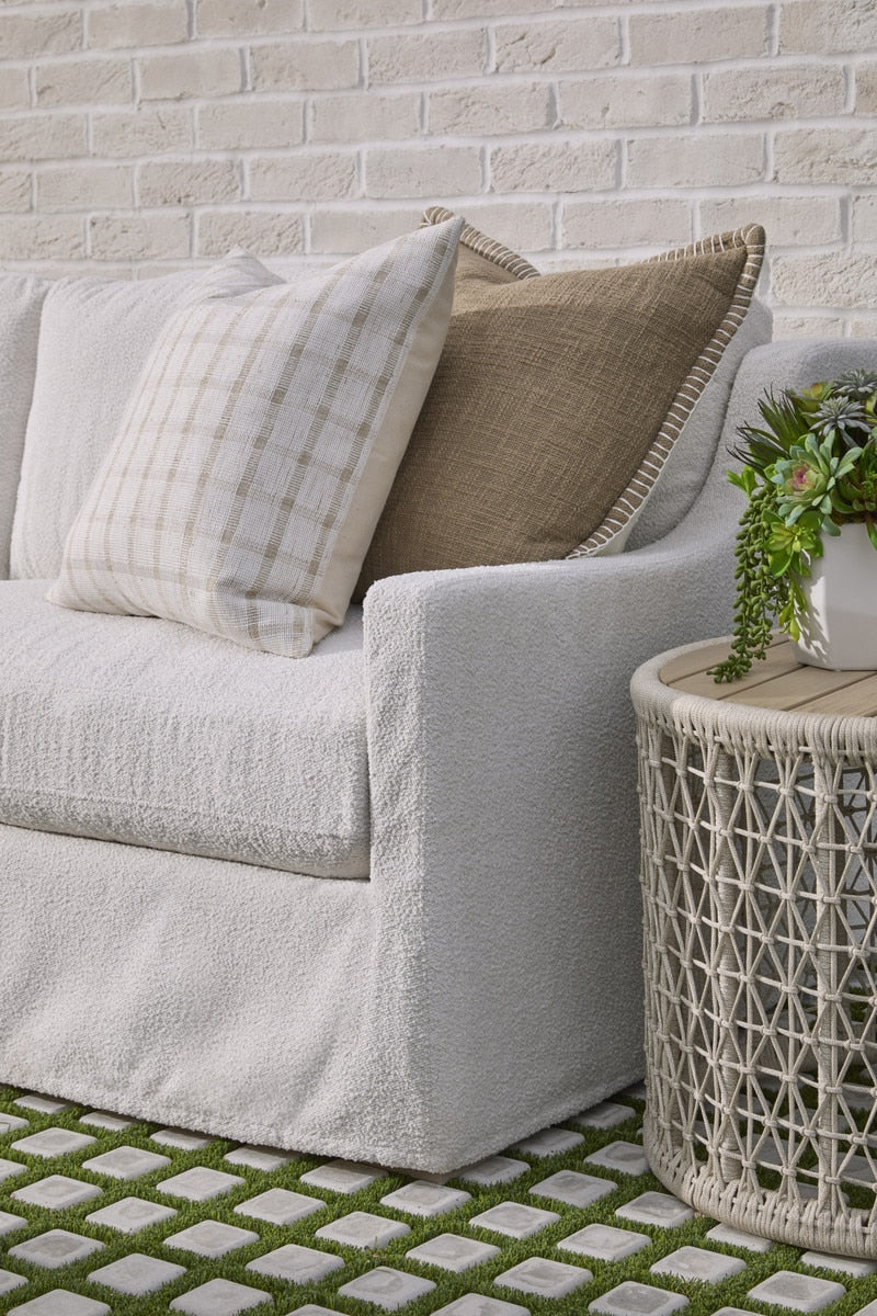 Knit Outdoor Round End Table from Essentials For Living - Luna Furniture