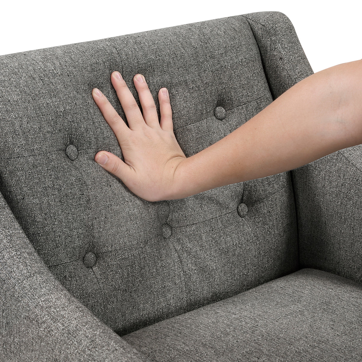 Knox Dark Gray Accent Chair from Homelegance - Luna Furniture