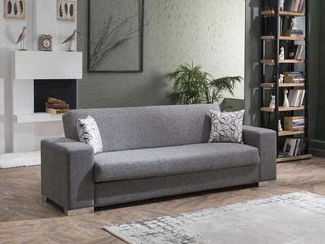 Kobe Diego Gray 3-Seat Sleeper Sofa from Bellona - Luna Furniture