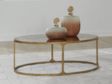 Korajane Antique Gold Coffee Table from Ashley - Luna Furniture