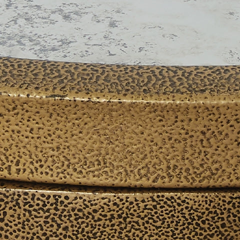 Korajane Antique Gold End Table from Ashley - Luna Furniture