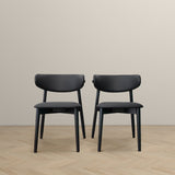Korbin Dining Chair (Black PU) from Ashcroft Furniture - Luna Furniture
