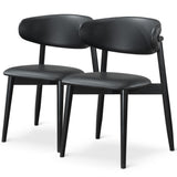 Korbin Dining Chair (Black PU) from Ashcroft Furniture - Luna Furniture