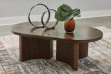 Korestone Dark Brown Coffee Table from Ashley - Luna Furniture