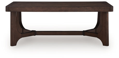 Korestone Dark Brown Coffee Table from Ashley - Luna Furniture