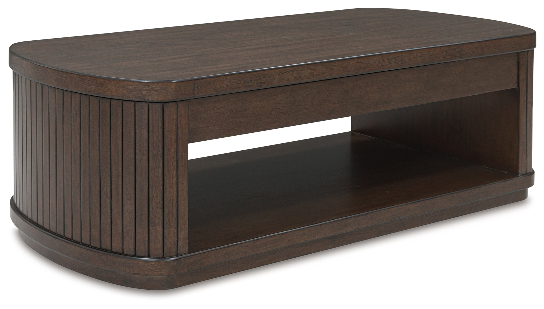 リフトアップテーブル bauhutte ダークブラウン  BLT-100 293 Korestone Dark Brown Lift-Top Coffee Table – Luna Furniture