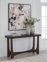 Korestone Dark Brown Sofa Table from Ashley Furniture - Luna Furniture