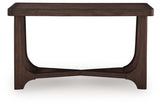 Korestone Dark Brown Sofa Table from Ashley Furniture - Luna Furniture