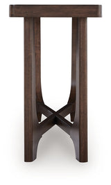 Korestone Dark Brown Sofa Table from Ashley Furniture - Luna Furniture