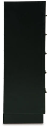 Kraeburn Brown/Black Chest of Drawers from Ashley - Luna Furniture