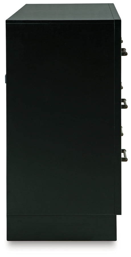 Kraeburn Brown/Black Dresser from Ashley - Luna Furniture