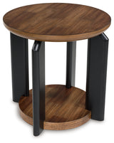Kraeburn Brown/Black End Table from Ashley Furniture - Luna Furniture
