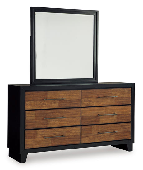 Kraeburn Brown/Black Bedroom Mirror (Mirror Only) from Ashley - Luna Furniture