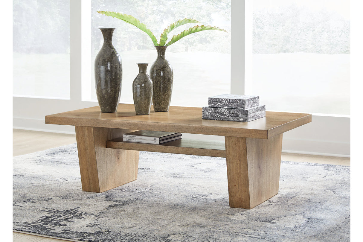 Kristiland Coffee Table and 2 End Tables from Ashley Furniture - Luna Furniture