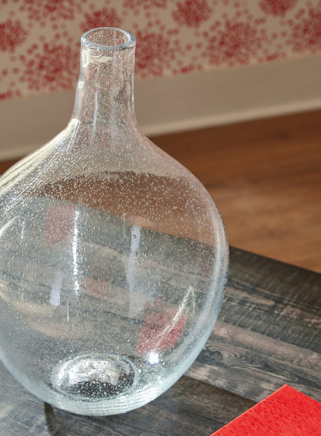 Kurthorne Clear Vase from Ashley - Luna Furniture