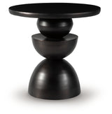 Kurtson Bronze Finish Accent Table from Ashley - Luna Furniture