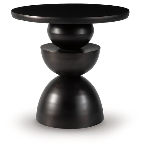 Kurtson Bronze Finish Accent Table from Ashley - Luna Furniture