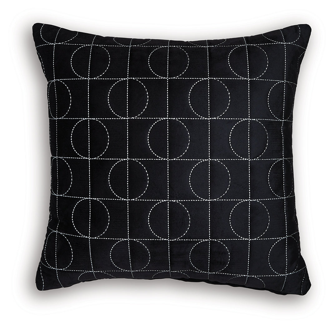 Kydner Black/Silver Finish Pillow (Set of 4) from Ashley Furniture - Luna Furniture