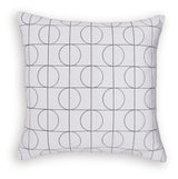 Kydner White/Black Pillow (Set of 4) from Ashley - Luna Furniture