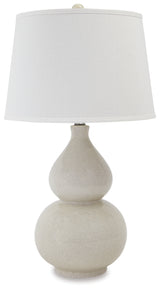 Saffi Cream Table Lamp from Ashley Furniture - Luna Furniture