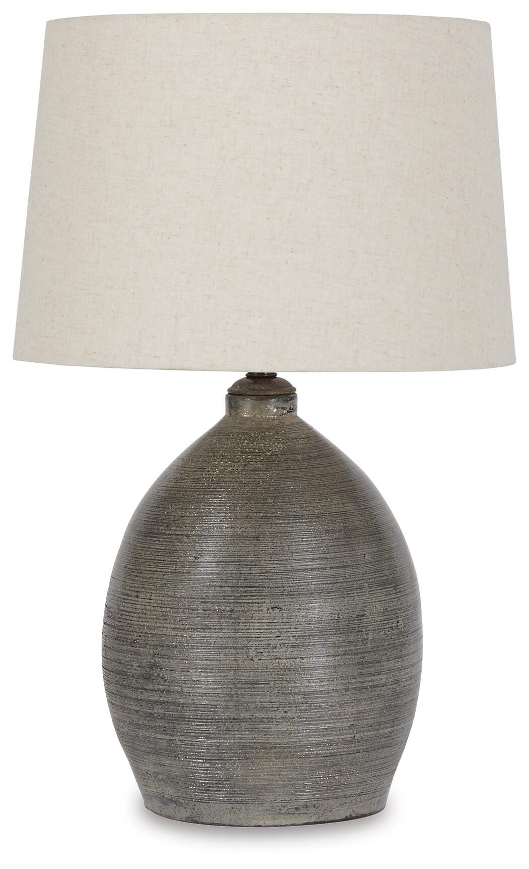 Joyelle Gray Table Lamp from Ashley Furniture - Luna Furniture
