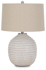 Jamon Beige Table Lamp from Ashley - Luna Furniture