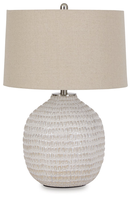 Jamon Beige Table Lamp from Ashley - Luna Furniture
