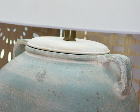 Shawburg Antique Green 2-Piece Table Lamp Set from Ashley - Luna Furniture