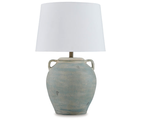 Shawburg Antique Green Table Lamp from Ashley Furniture - Luna Furniture