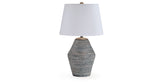 Lawrock Antique Blue Table Lamp from Ashley Furniture - Luna Furniture
