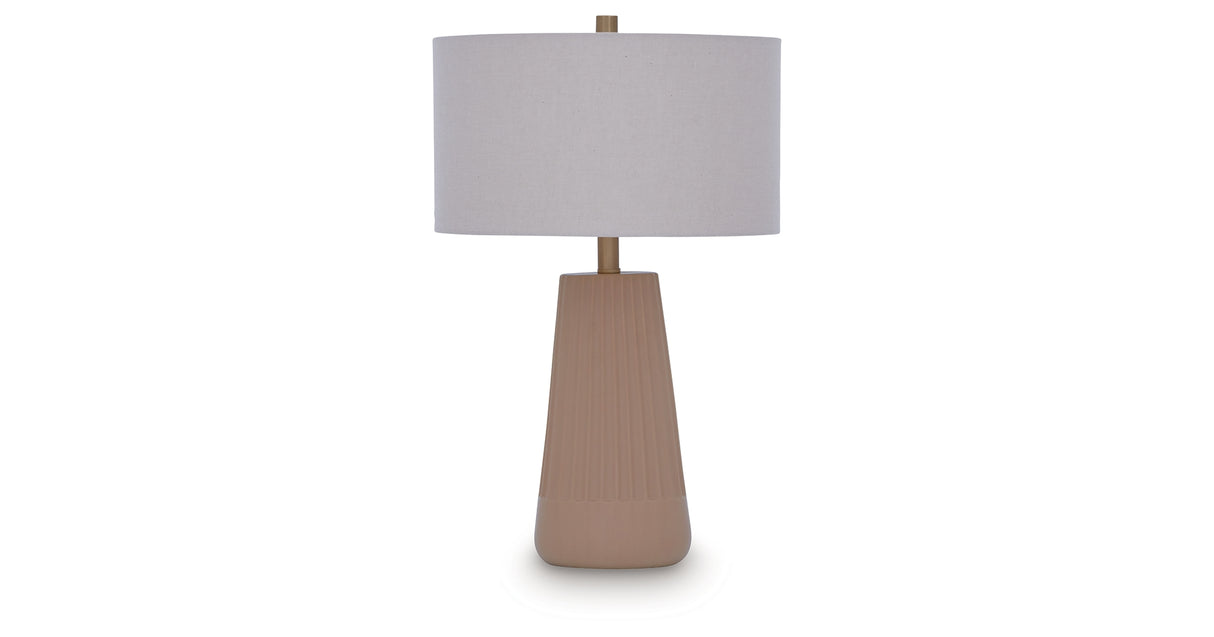 Dellner Mocha Table Lamp from Ashley - Luna Furniture