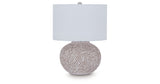 Vien Distressed White Table Lamp from Ashley Furniture - Luna Furniture