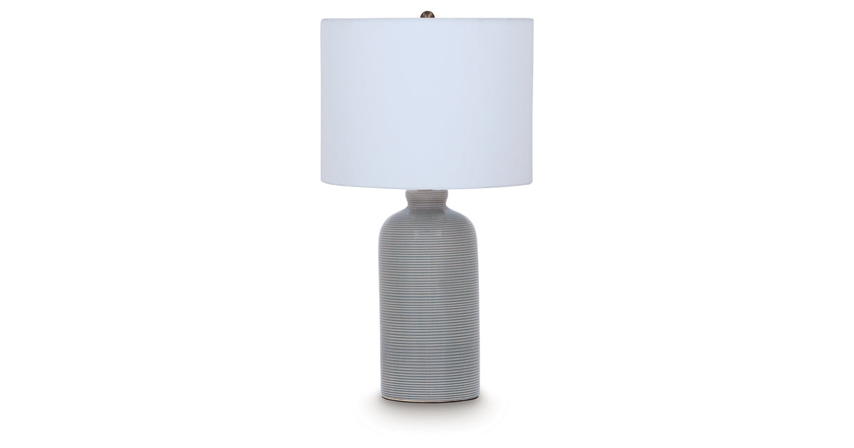Wimlow Gray Blue Table Lamp from Ashley Furniture - Luna Furniture