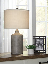 Linus Antique Black Table Lamp from Ashley - Luna Furniture