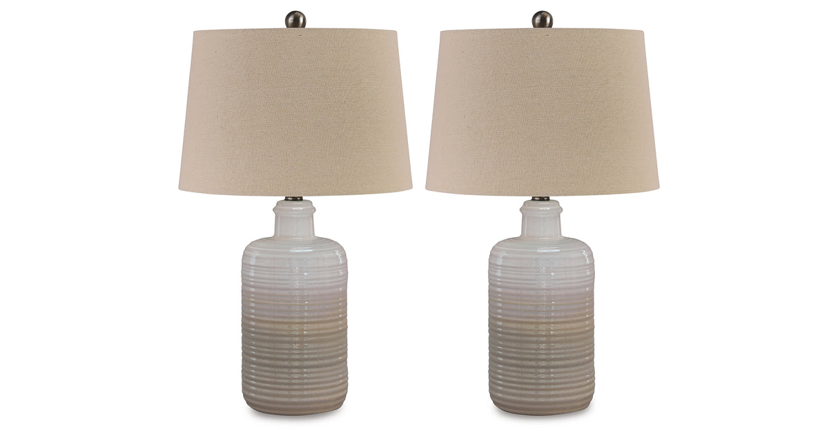 Marnina Taupe Table Lamp from Ashley Furniture - Luna Furniture