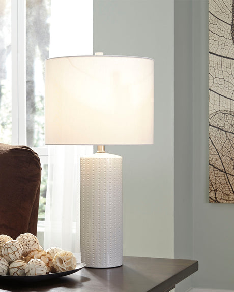 Steuben White Table Lamp from Ashley - Luna Furniture