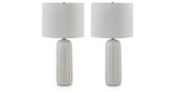 Clarkland White Table Lamp from Ashley - Luna Furniture