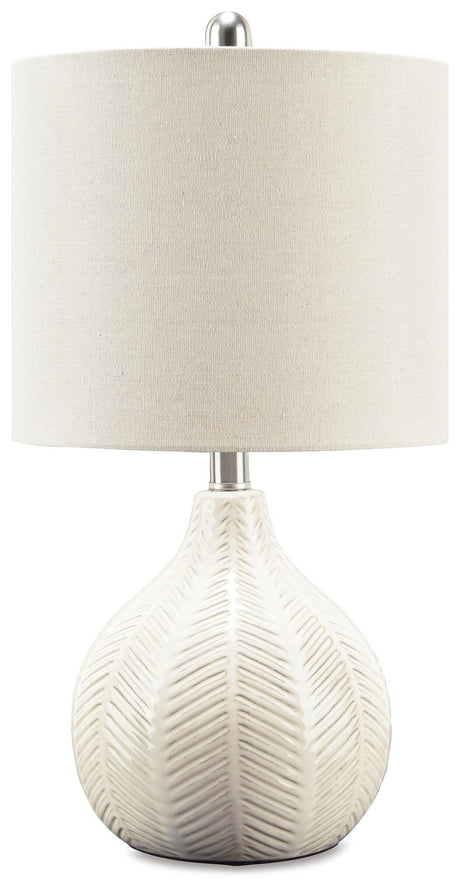 Rainermen Off White Table Lamp from Ashley Furniture - Luna Furniture