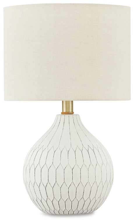 Wardmont White Table Lamp from Ashley - Luna Furniture