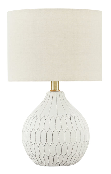 Wardmont 2-Piece Table Lamp Set in White from Ashley - Luna Furniture